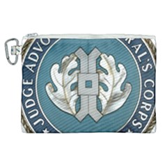 Seal Of United States Navy Judge Advocate General s Corps Canvas Cosmetic Bag (xl) by abbeyz71
