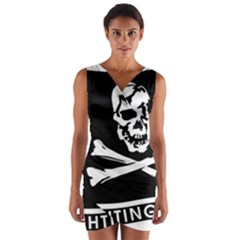 United States Navy Strike Fighter Squadron 103 Insignia Wrap Front Bodycon Dress by abbeyz71