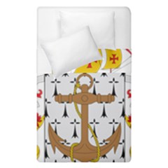 Coat Of Arms Of The Colombian Navy Duvet Cover Double Side (single Size) by abbeyz71