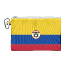 Naval Ensign Of Colombia Canvas Cosmetic Bag (large) by abbeyz71