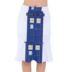 Tardis Doctor Who Time Travel Mermaid Skirt by Wegoenart