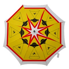 Sign Road Road Sign Traffic Hook Handle Umbrellas (medium) by Wegoenart