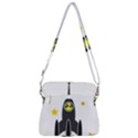 Spacecraft Star Emoticon Travel Zipper Messenger Bag View3