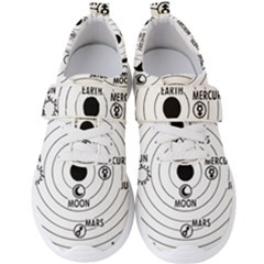 Earth Geocentric Jupiter Mars Men s Velcro Strap Shoes