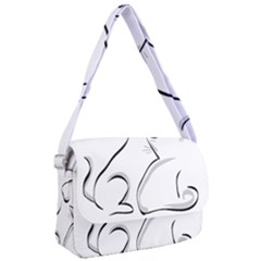 Dog Cat Animal Pet Cute Courier Bag by Wegoenart