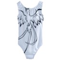 Phoenix Mythical Bird Animal Kids  Cut-Out Back One Piece Swimsuit View1