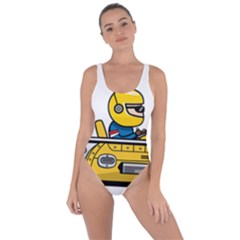 Cartoon Space Racer Galaxy Science Bring Sexy Back Swimsuit by Wegoenart