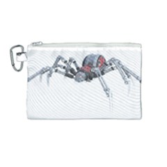 Spider Arachnid Animal Robot Canvas Cosmetic Bag (medium) by Wegoenart