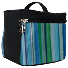 Painted Stripe Make Up Travel Bag (big) by dressshop