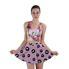 Totoro - Soot Sprites Pattern Mini Skirt by Valentinaart