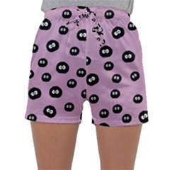 Totoro - Soot Sprites Pattern Sleepwear Shorts by Valentinaart