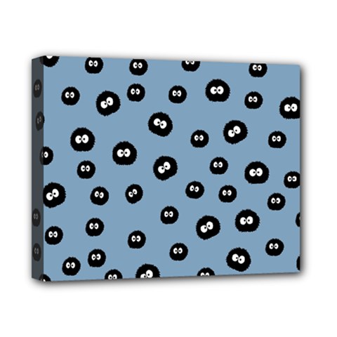 Totoro - Soot Sprites Pattern Canvas 10  X 8  (stretched) by Valentinaart