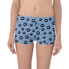 Totoro - Soot Sprites Pattern Reversible Boyleg Bikini Bottoms by Valentinaart