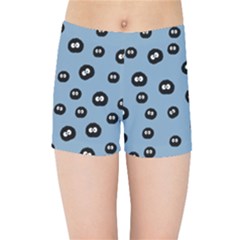 Totoro - Soot Sprites Pattern Kids  Sports Shorts by Valentinaart