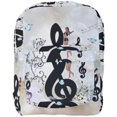 Dancing On A Clef Full Print Backpack by FantasyWorld7