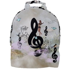 Dancing On A Clef Mini Full Print Backpack by FantasyWorld7