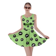 Totoro - Soot Sprites Pattern Skater Dress by Valentinaart