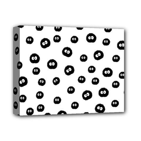 Totoro - Soot Sprites Pattern Deluxe Canvas 14  X 11  (stretched) by Valentinaart