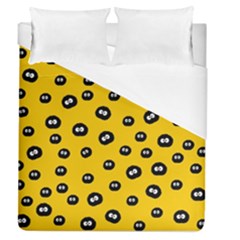 Totoro - Soot Sprites Pattern Duvet Cover (queen Size) by Valentinaart