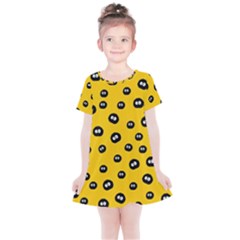 Totoro - Soot Sprites Pattern Kids  Simple Cotton Dress