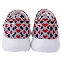 Red & White Hearts- Lilac Blue Women s Velcro Strap Shoes View4