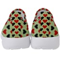 Red & Black Hearts - olive Kids  Slip On Sneakers View4