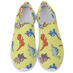 Dinosaurs - Yellow Finch Men s Slip On Sneakers by WensdaiAmbrose