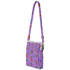 Dinosaurs - Violet Multi Function Travel Bag by WensdaiAmbrose