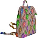 Abstract Background Colorful Leaves Buckle Everyday Backpack View2