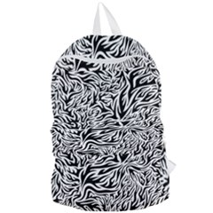 Flames Fire Pattern Digital Art Foldable Lightweight Backpack by Pakrebo