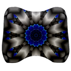 Kaleidoscope Abstract Round Velour Head Support Cushion by Pakrebo