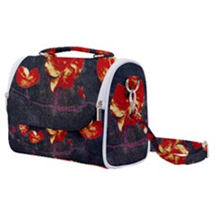 Grunge Floral Collage Design Satchel Shoulder Bag by dflcprintsclothing