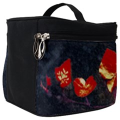 Grunge Floral Collage Design Make Up Travel Bag (big) by dflcprintsclothing