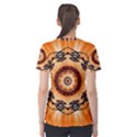 Abstract Kaleidoscope Colorful Women s Sport Mesh Tee View2