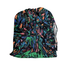 Tree Forest Abstract Forrest Drawstring Pouch (xxl) by Pakrebo