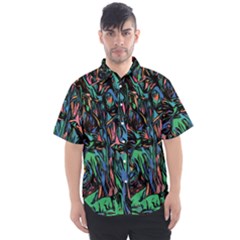 Tree Forest Abstract Forrest Men s Short Sleeve Shirt