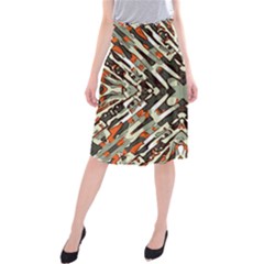 Arabic Backdrop Background Cloth Midi Beach Skirt by Pakrebo