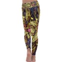 Lilies Abstract Flowers Nature Kids  Lightweight Velour Classic Yoga Leggings View4