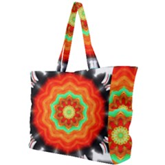 Abstract Kaleidoscope Colored Simple Shoulder Bag by Pakrebo