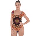 Abstract Kaleidoscope Design Short Sleeve Leotard  View1