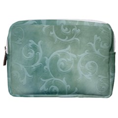 Background Green Structure Texture Make Up Pouch (medium) by Alisyart
