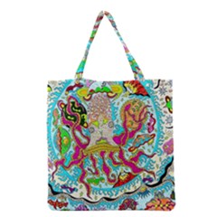 Supersonic Octopus Grocery Tote Bag