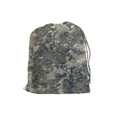 Grunge Camo Print Design Drawstring Pouch (large) by dflcprintsclothing