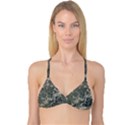 Grunge Camo Print Design Reversible Tri Bikini Top View3