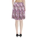 Romantic Pink Flowers Pleated Skirt View2