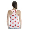 Maple Leaf Canada Emblem Country Racer Back Sports Top View2