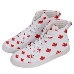 Maple Leaf Canada Emblem Country Men s Hi-top Skate Sneakers