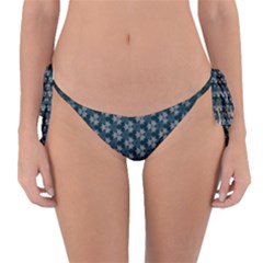 Texture Background Pattern Reversible Bikini Bottom