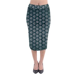 Texture Background Pattern Midi Pencil Skirt