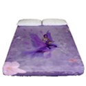 Fairy With Fantasy Bird Fitted Sheet (California King Size) View1